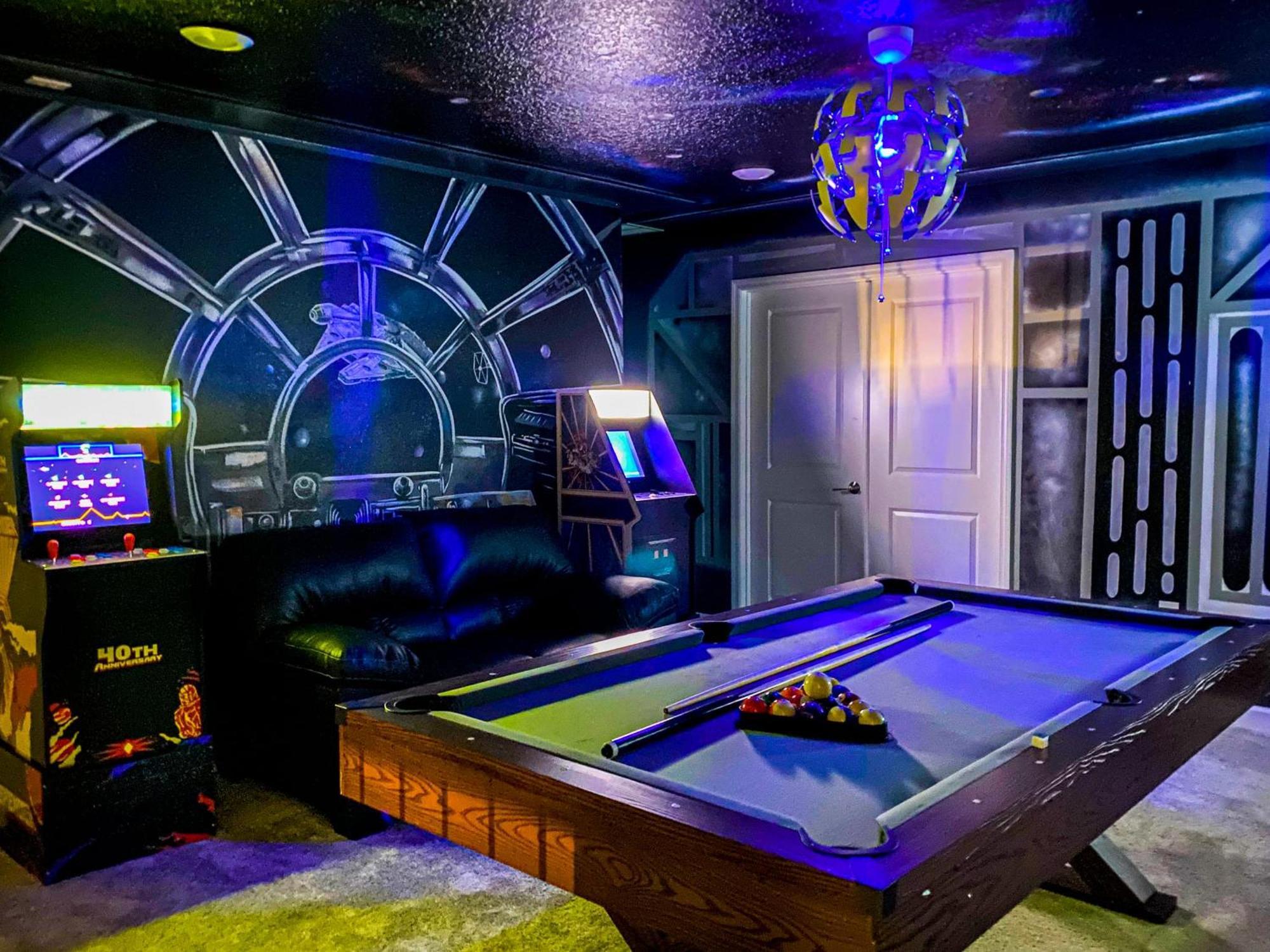 Magical Family Vacation Home Near Disney World At Storey Lake, Star Wars Gameroom, Pool, Theater, Mickey Slide, Sleeps Up To 28 Kissimmee Εξωτερικό φωτογραφία